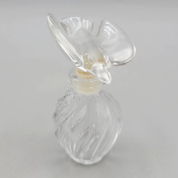 Lalique Crystal Twist Perfume Bottle Nina Ricci Perfume Bird Stopper EMPTY - Picture 4 of 8